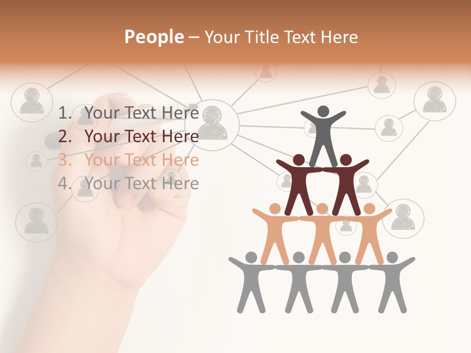 Globalization Organization Diagram PowerPoint Template