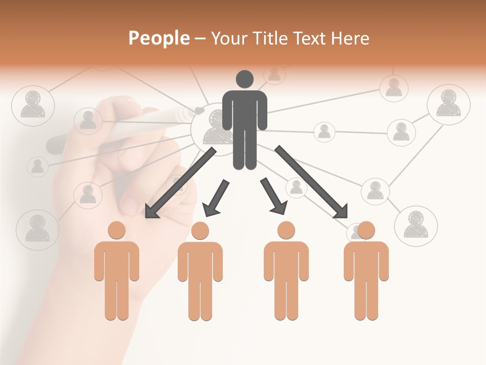 Globalization Organization Diagram PowerPoint Template