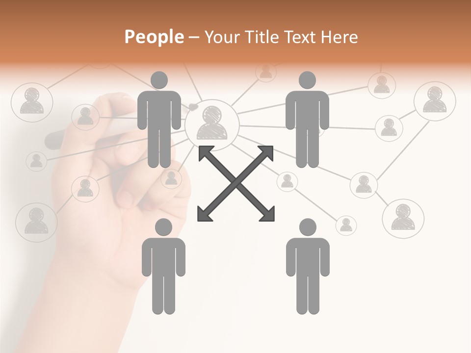 Globalization Organization Diagram PowerPoint Template
