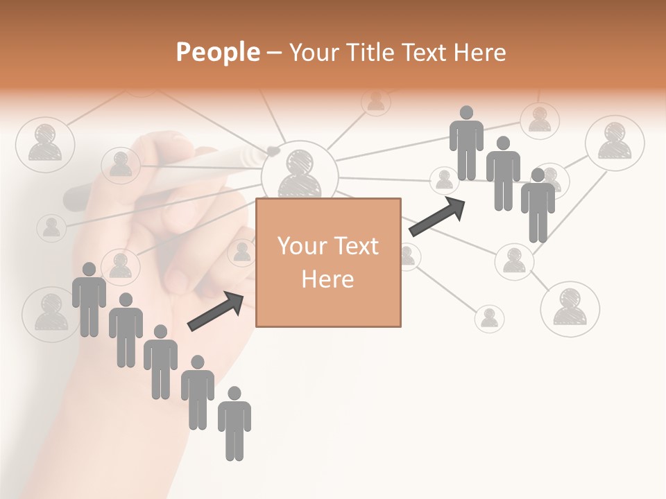 Globalization Organization Diagram PowerPoint Template