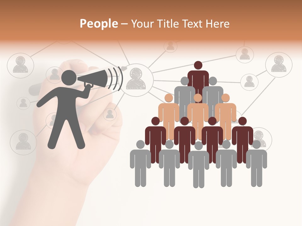 Globalization Organization Diagram PowerPoint Template