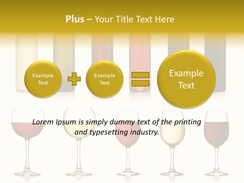 Pinot Syrah Beverage PowerPoint Template