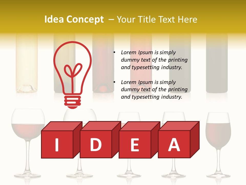 Pinot Syrah Beverage PowerPoint Template