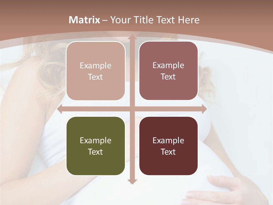 Pregnancy Woman Child PowerPoint Template