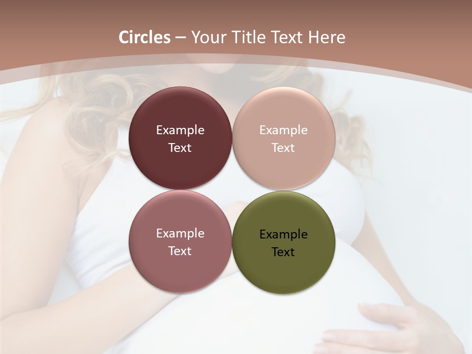 Pregnancy Woman Child PowerPoint Template