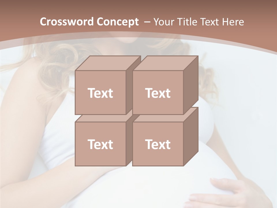 Pregnancy Woman Child PowerPoint Template