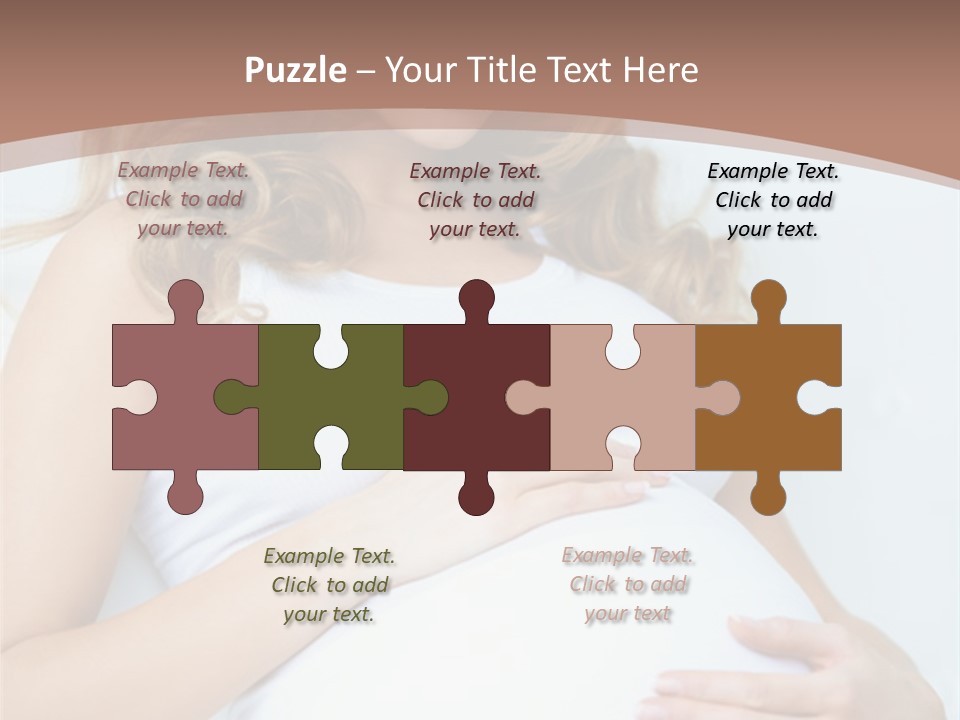 Pregnancy Woman Child PowerPoint Template