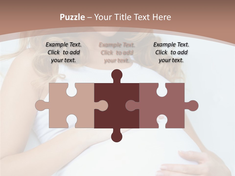 Pregnancy Woman Child PowerPoint Template