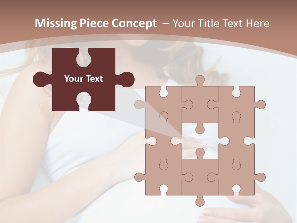 Pregnancy Woman Child PowerPoint Template