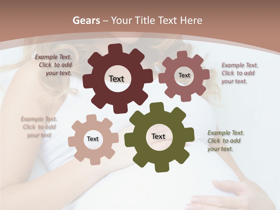 Pregnancy Woman Child PowerPoint Template