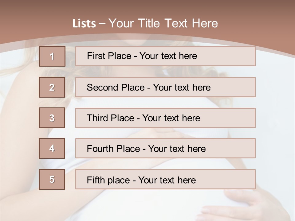 Pregnancy Woman Child PowerPoint Template
