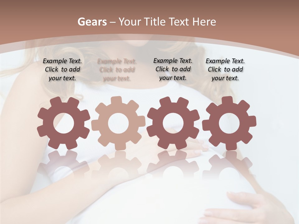 Pregnancy Woman Child PowerPoint Template