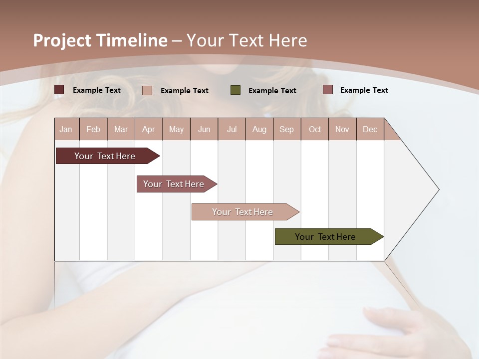 Pregnancy Woman Child PowerPoint Template