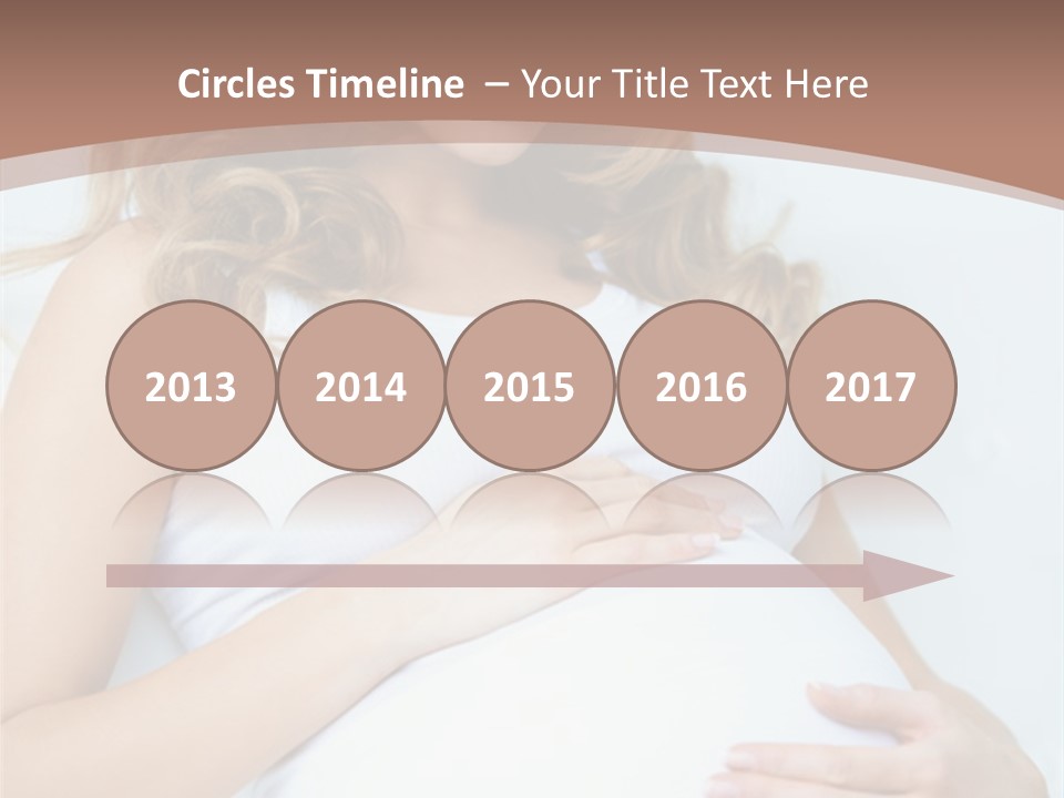 Pregnancy Woman Child PowerPoint Template