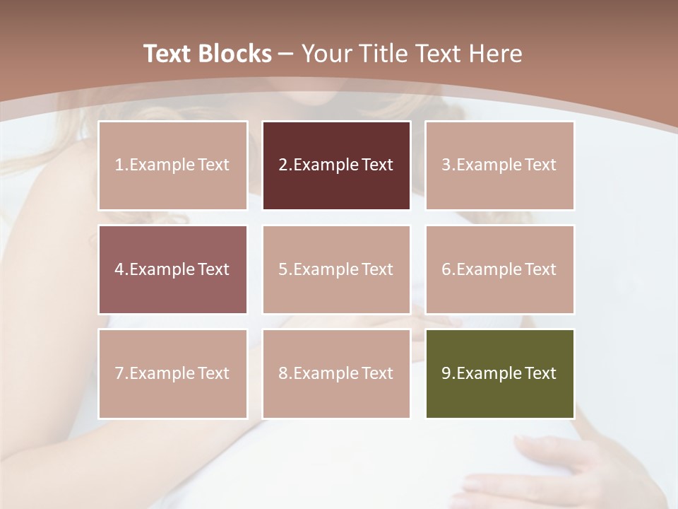 Pregnancy Woman Child PowerPoint Template