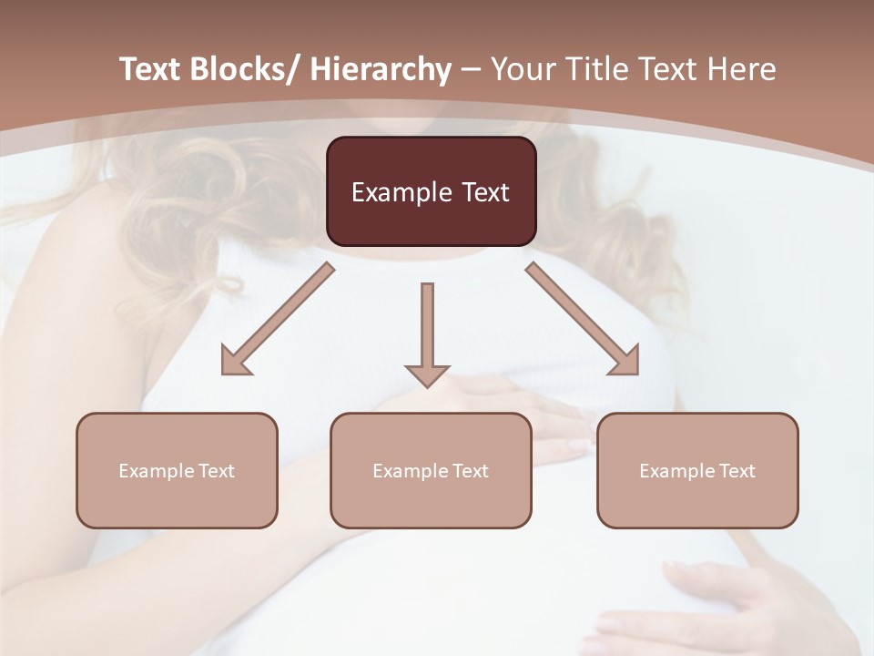 Pregnancy Woman Child PowerPoint Template