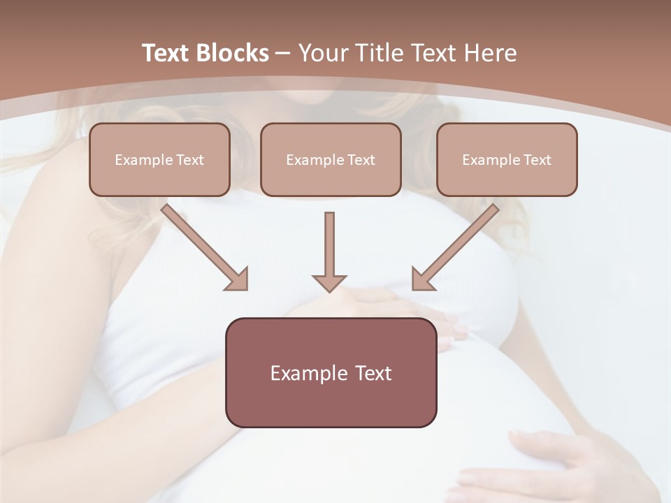 Pregnancy Woman Child PowerPoint Template