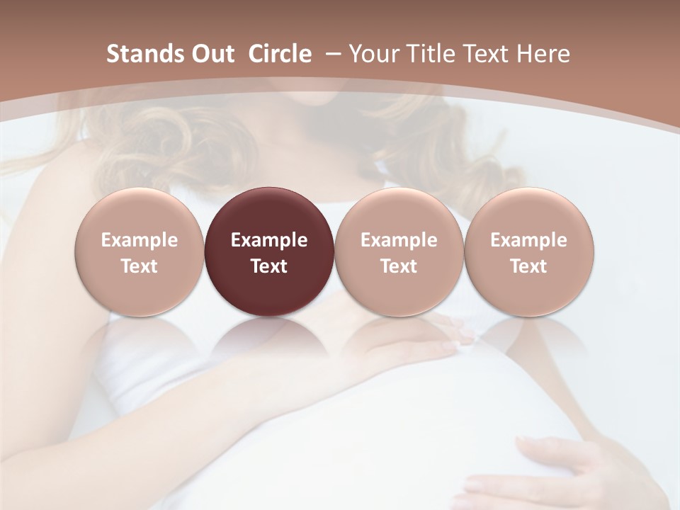 Pregnancy Woman Child PowerPoint Template