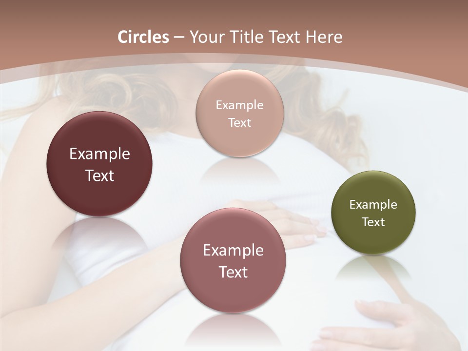 Pregnancy Woman Child PowerPoint Template