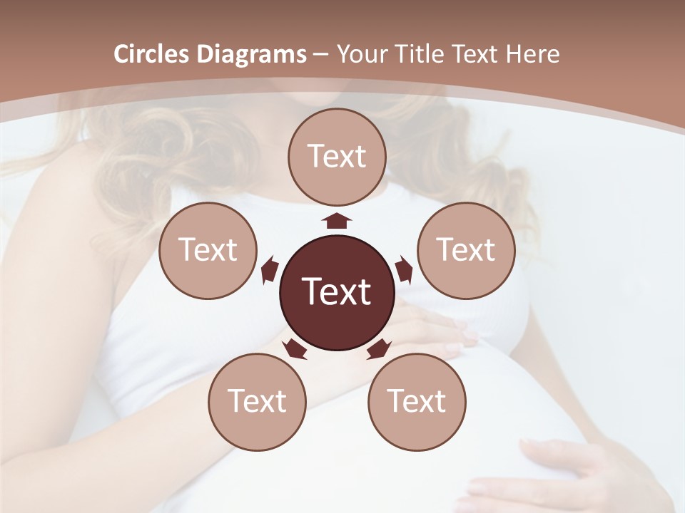 Pregnancy Woman Child PowerPoint Template