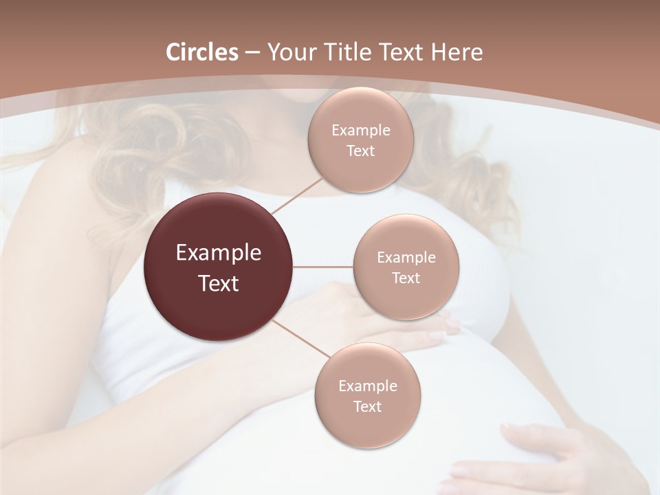 Pregnancy Woman Child PowerPoint Template