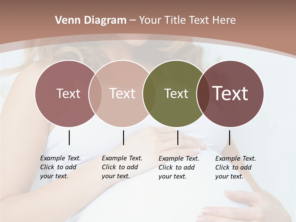 Pregnancy Woman Child PowerPoint Template