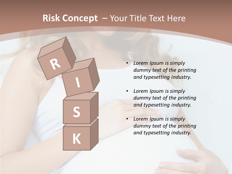 Pregnancy Woman Child PowerPoint Template