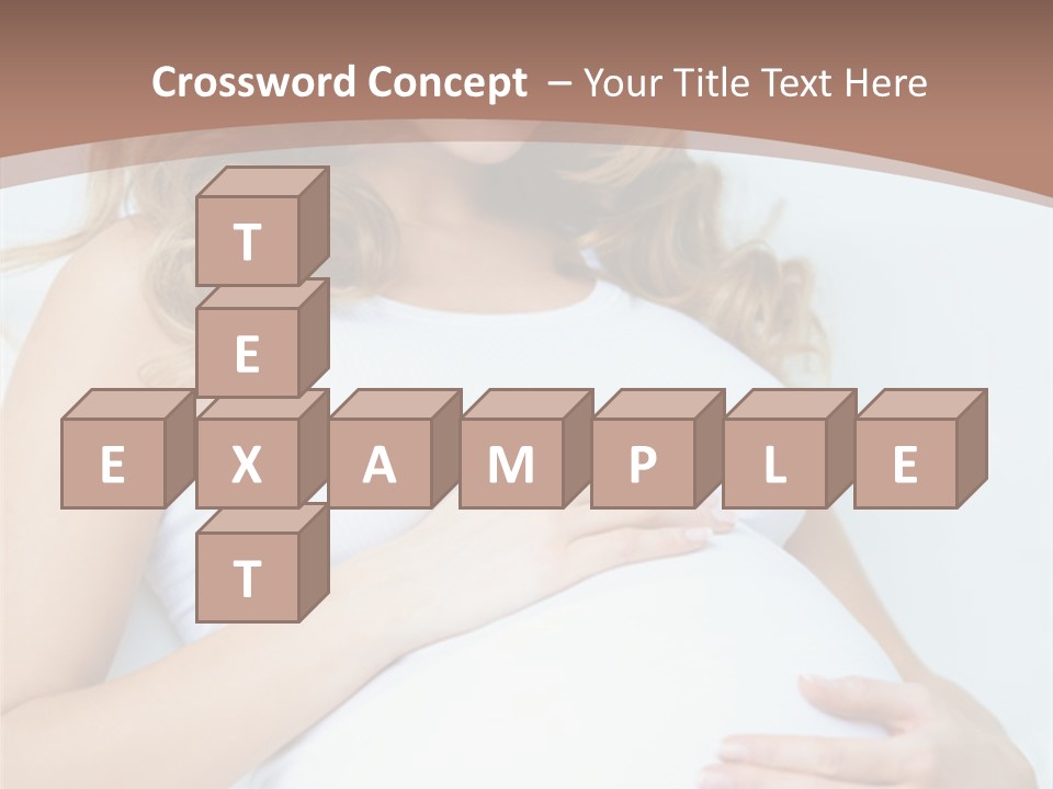 Pregnancy Woman Child PowerPoint Template