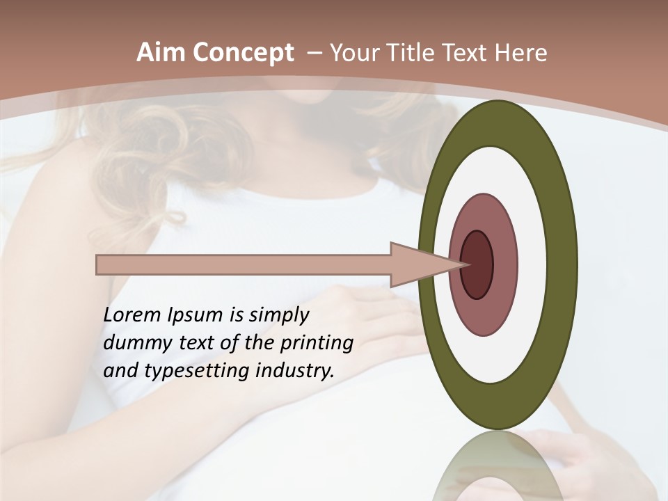 Pregnancy Woman Child PowerPoint Template