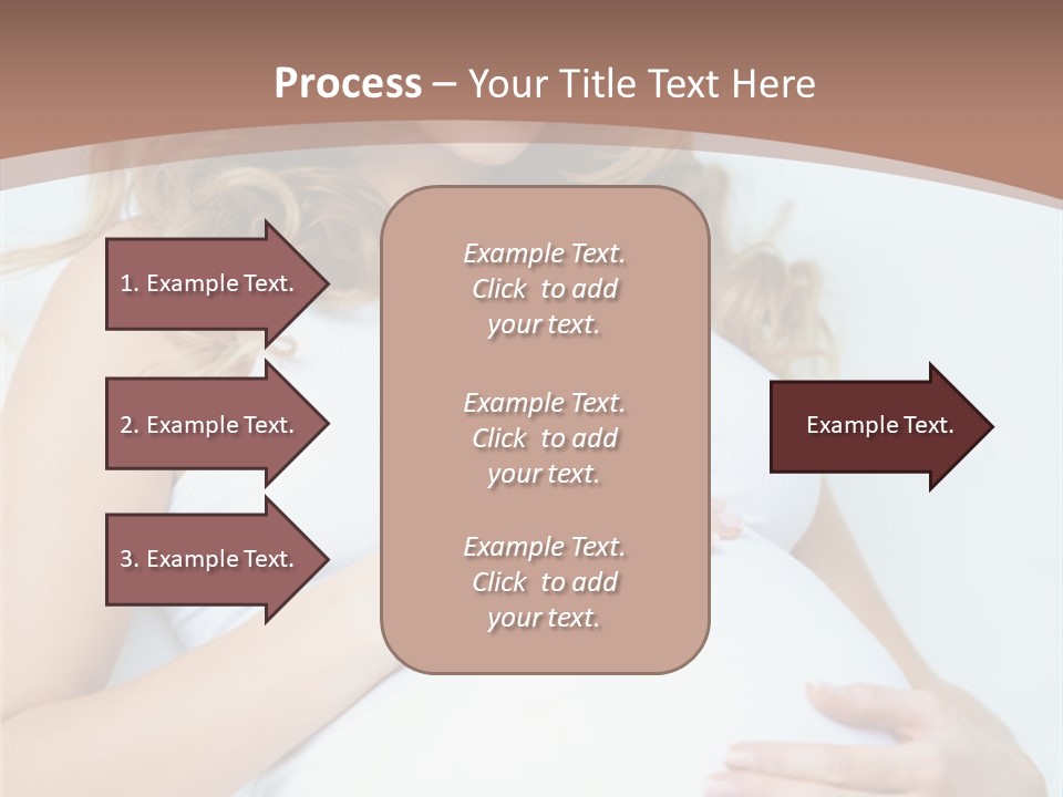 Pregnancy Woman Child PowerPoint Template