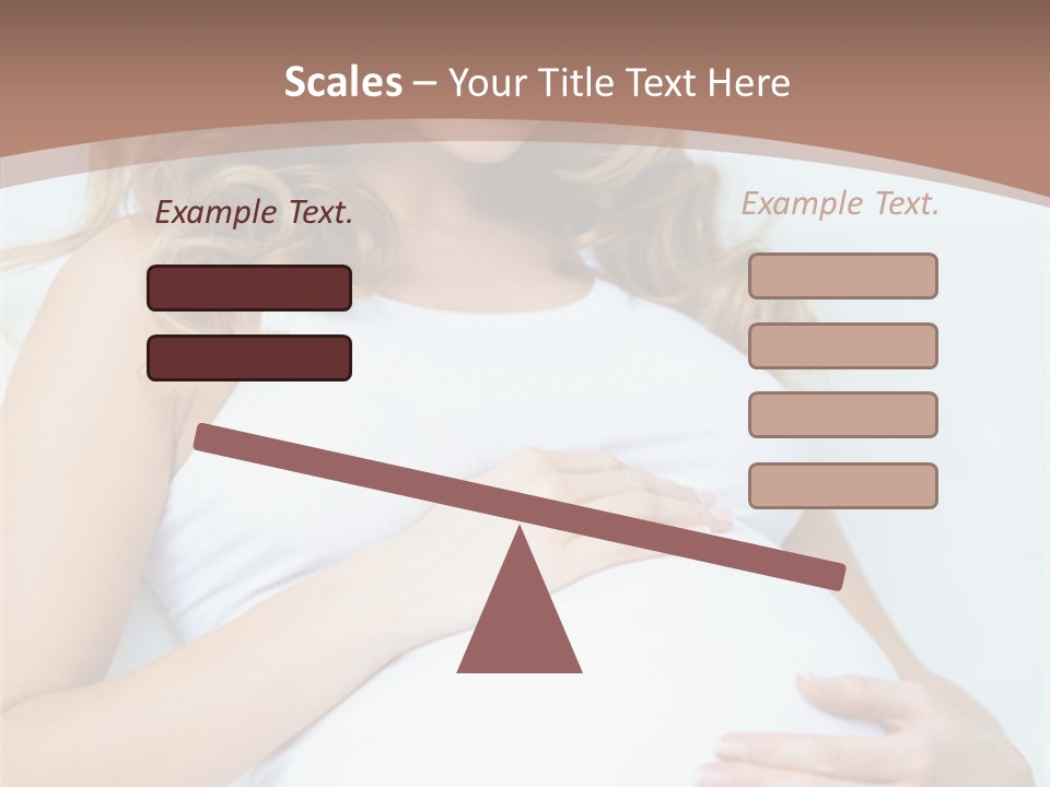 Pregnancy Woman Child PowerPoint Template