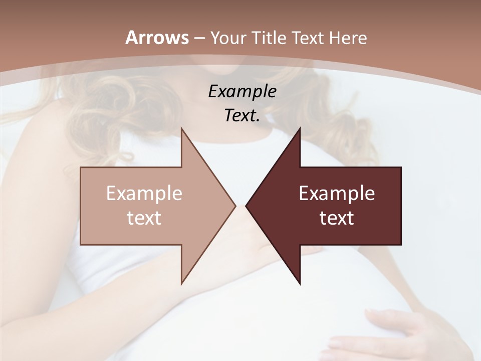 Pregnancy Woman Child PowerPoint Template