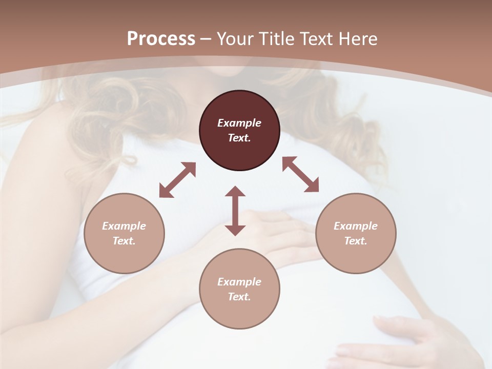 Pregnancy Woman Child PowerPoint Template