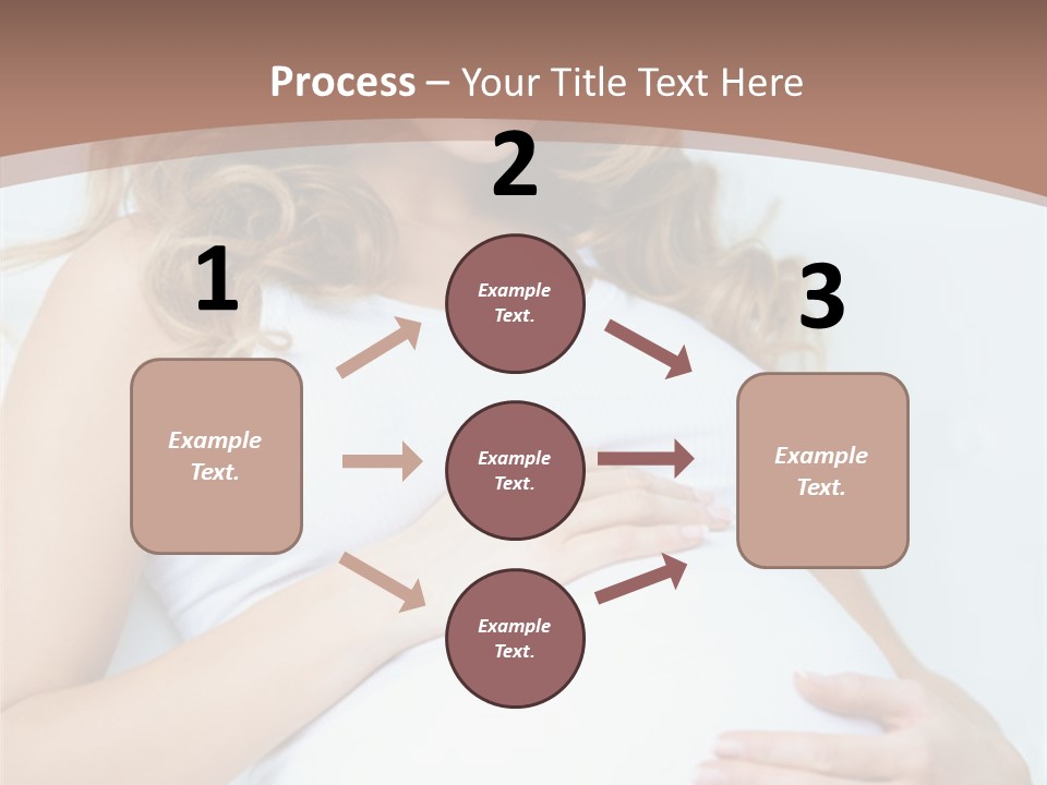 Pregnancy Woman Child PowerPoint Template