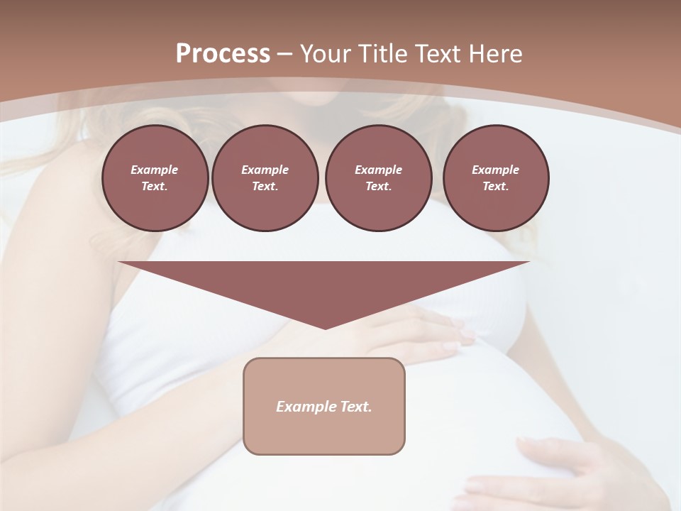 Pregnancy Woman Child PowerPoint Template