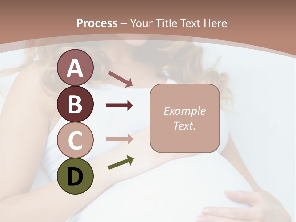 Pregnancy Woman Child PowerPoint Template