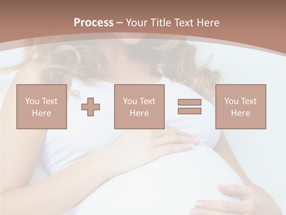 Pregnancy Woman Child PowerPoint Template