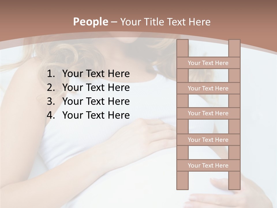 Pregnancy Woman Child PowerPoint Template