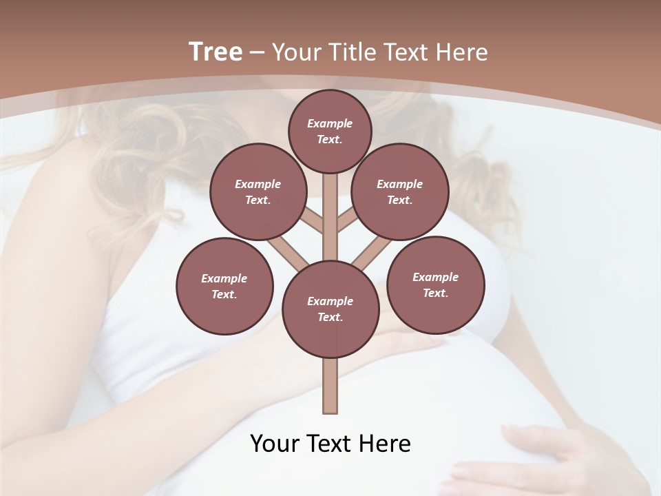 Pregnancy Woman Child PowerPoint Template