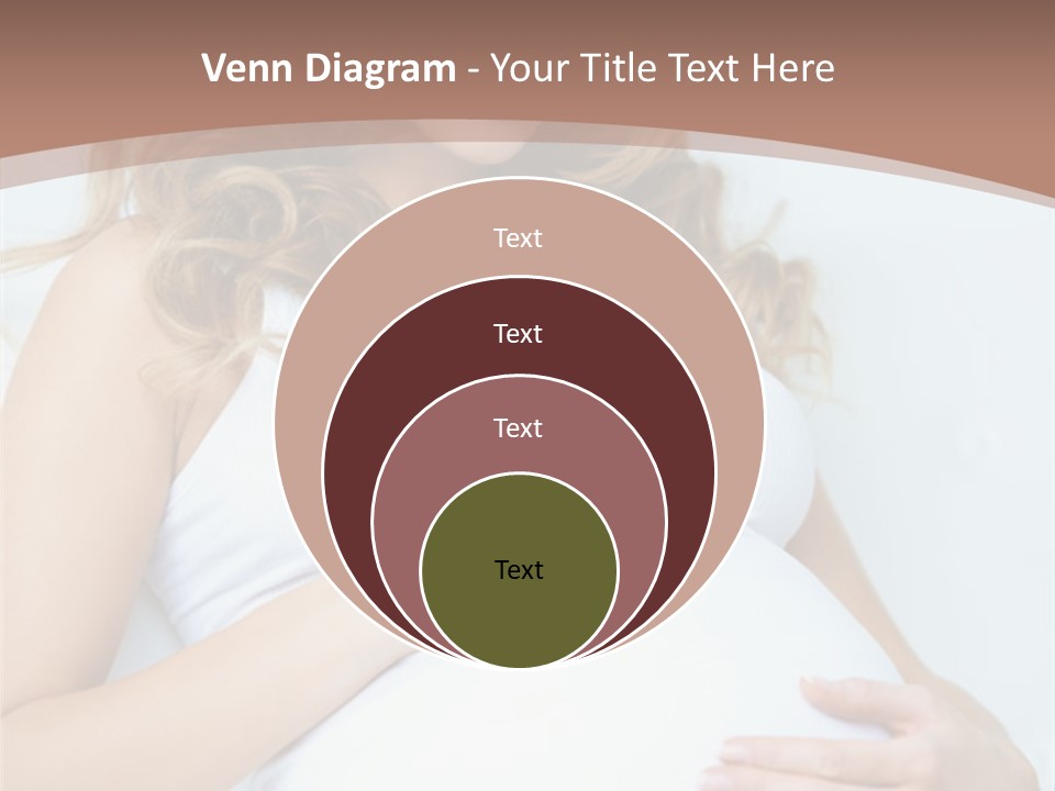 Pregnancy Woman Child PowerPoint Template