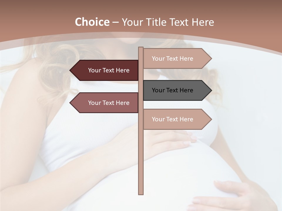 Pregnancy Woman Child PowerPoint Template
