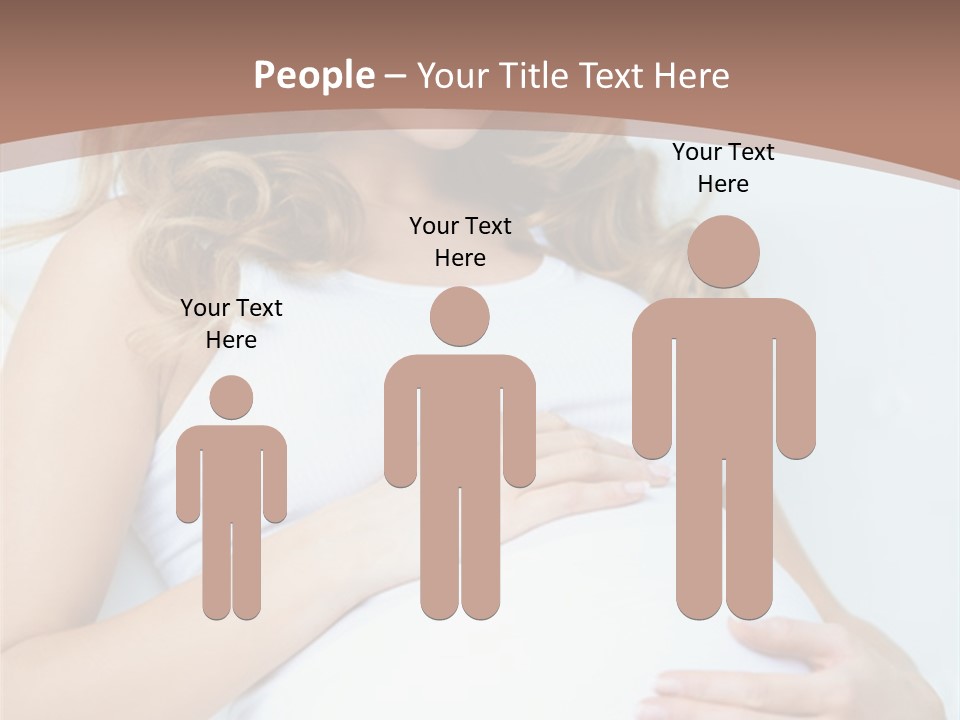 Pregnancy Woman Child PowerPoint Template