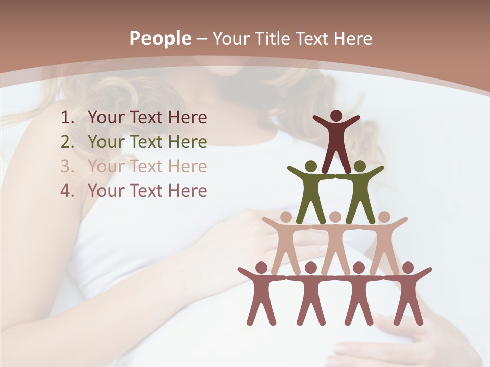 Pregnancy Woman Child PowerPoint Template