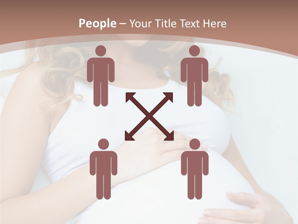 Pregnancy Woman Child PowerPoint Template