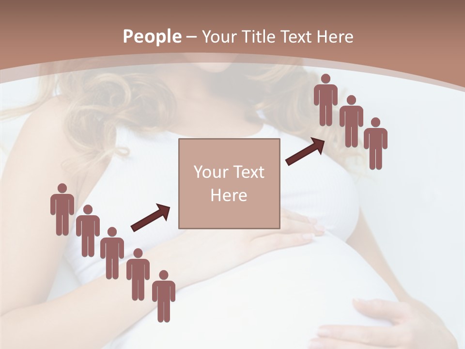 Pregnancy Woman Child PowerPoint Template