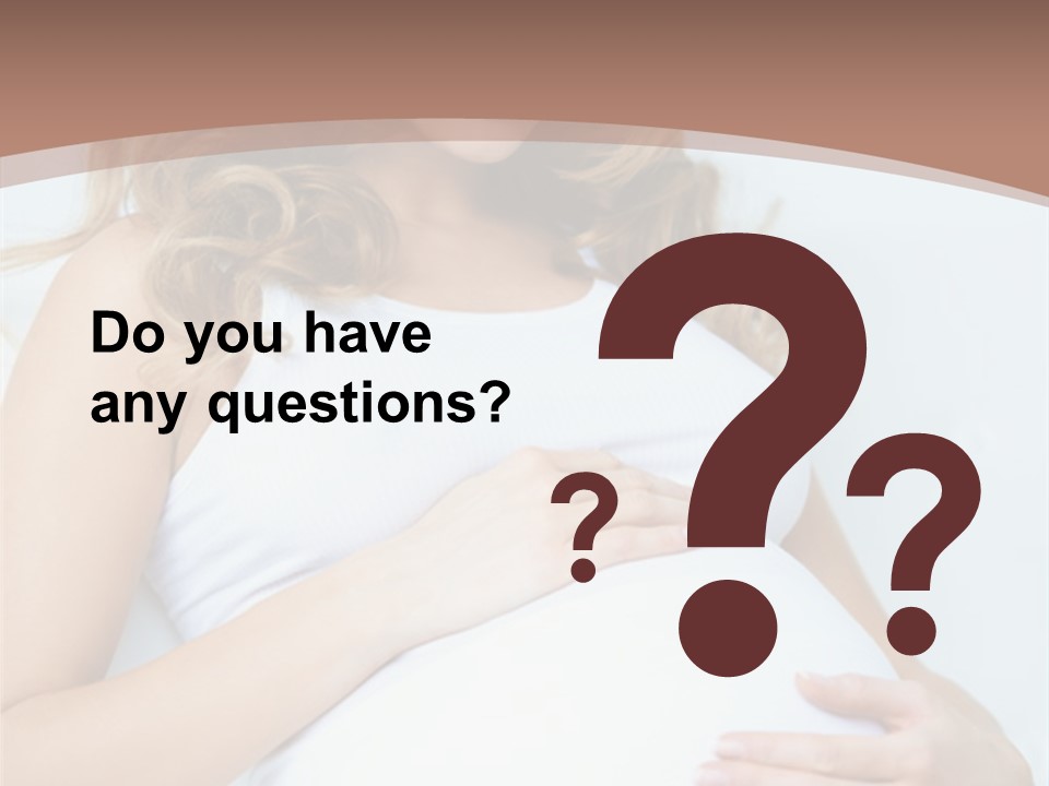 Pregnancy Woman Child PowerPoint Template