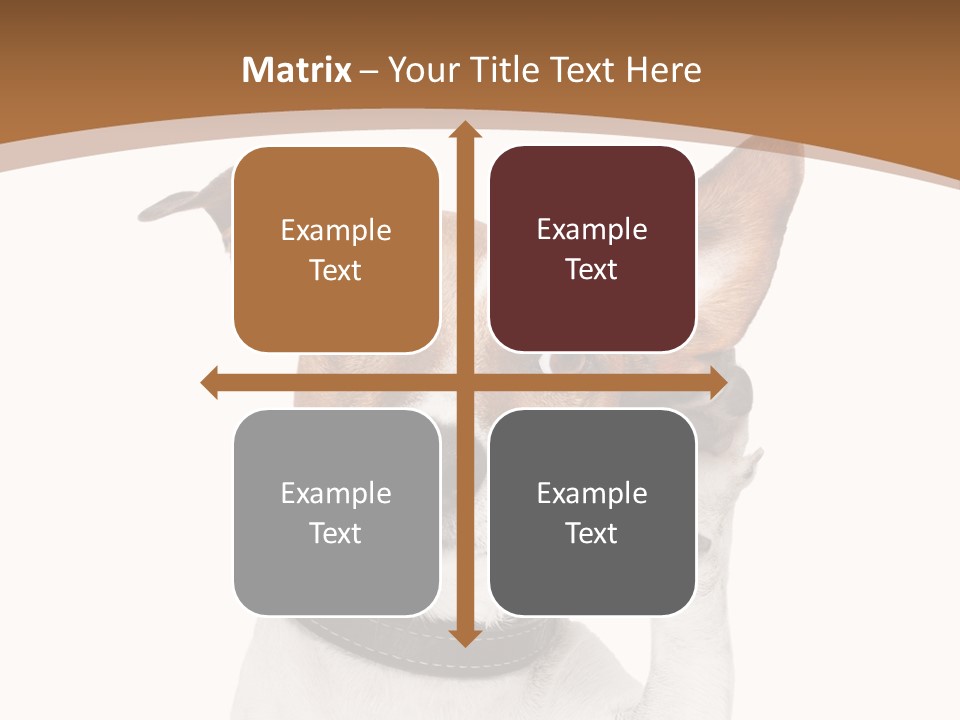 Mystery Gesture Dog PowerPoint Template