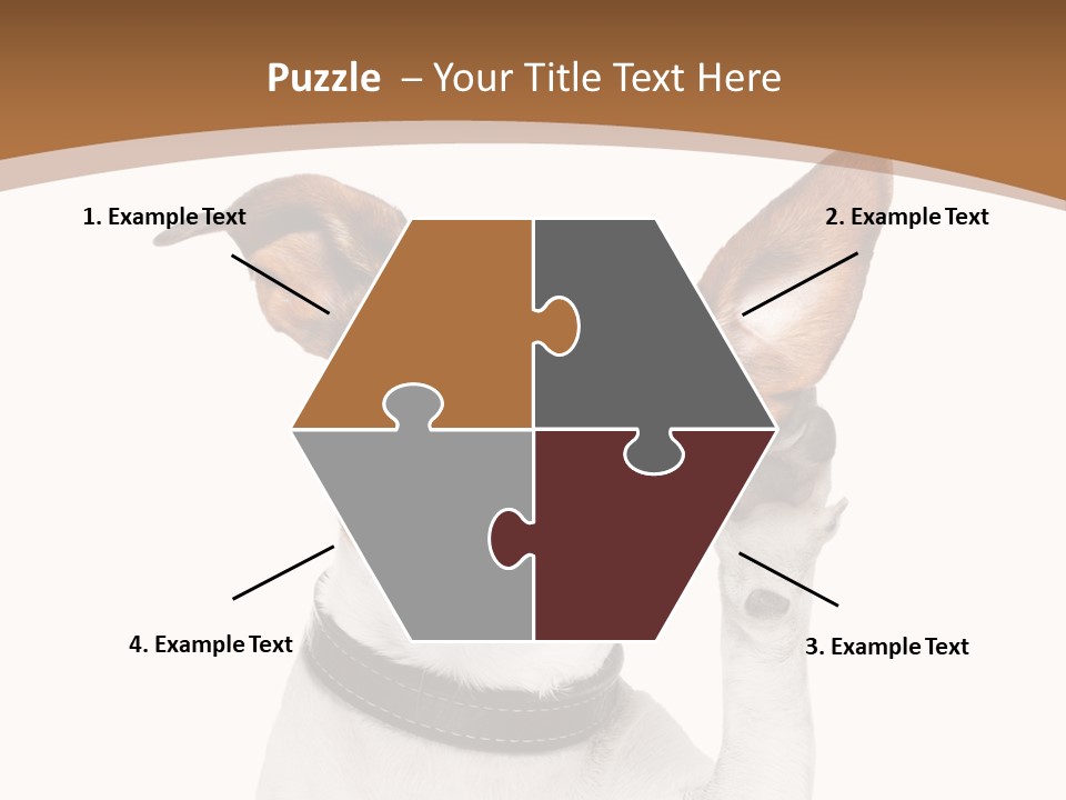 Mystery Gesture Dog PowerPoint Template