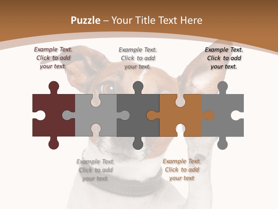 Mystery Gesture Dog PowerPoint Template