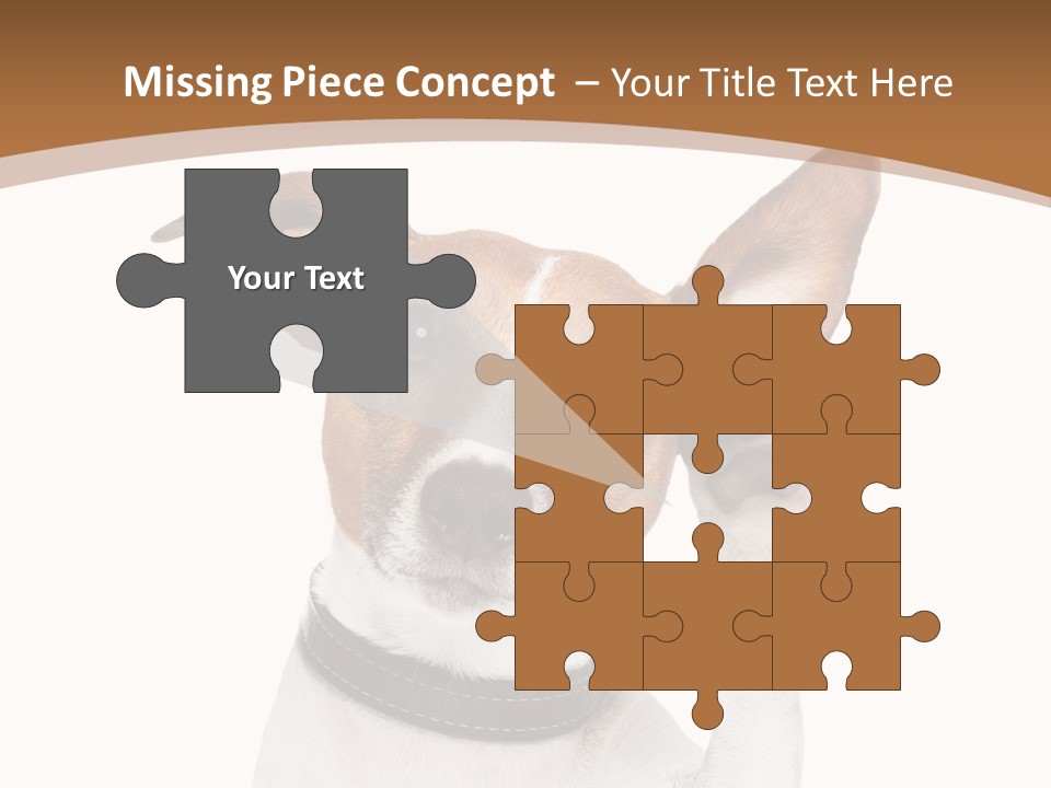 Mystery Gesture Dog PowerPoint Template